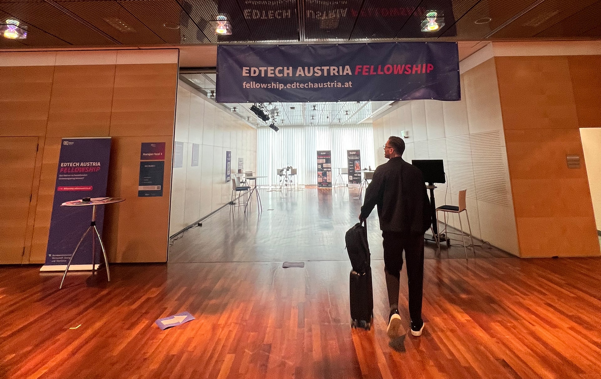 Ankunft beim EdTech Austria Summit 2025