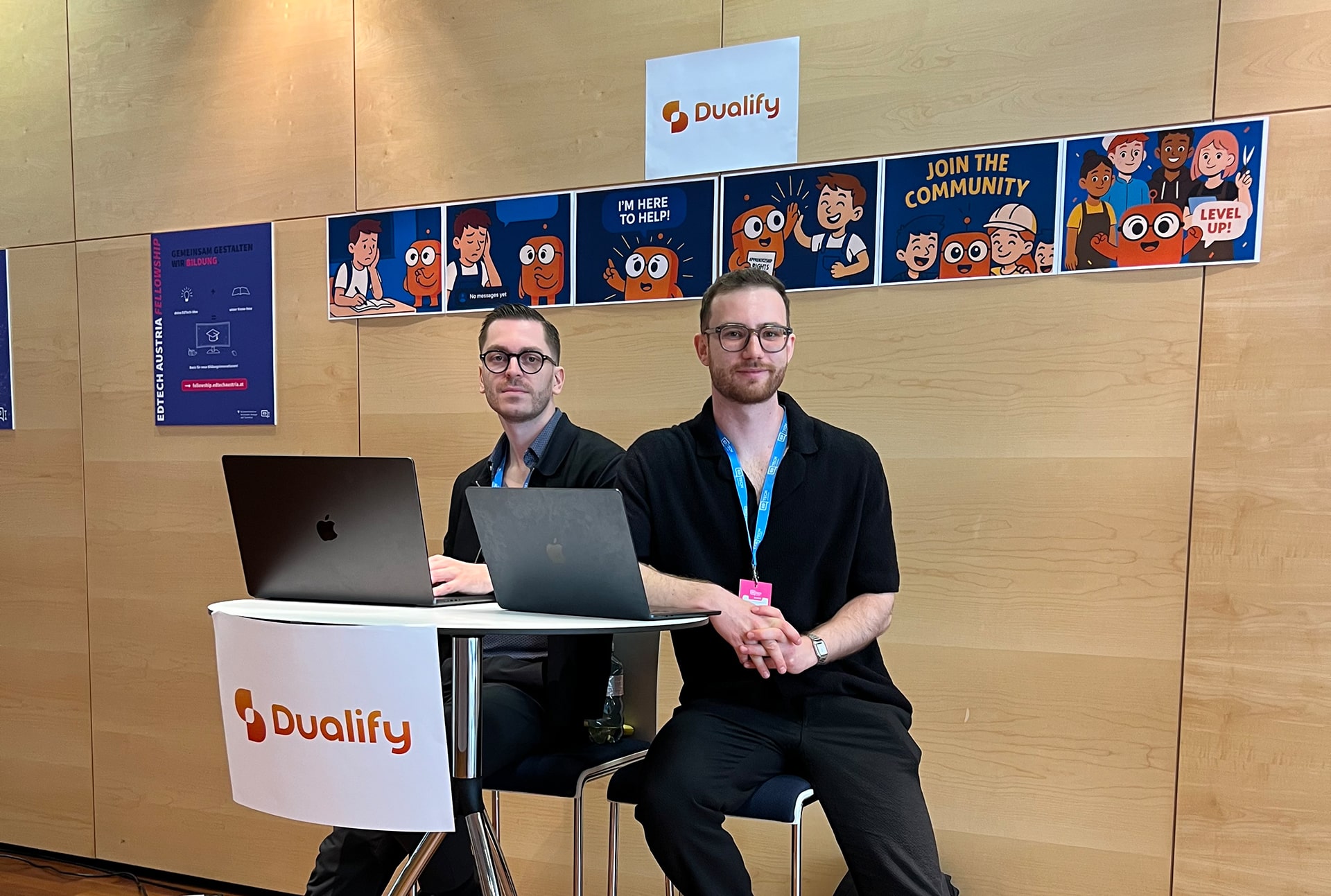 Kenan Morić und Maximilian Kottnig beim EdTech Austria Summit 2025