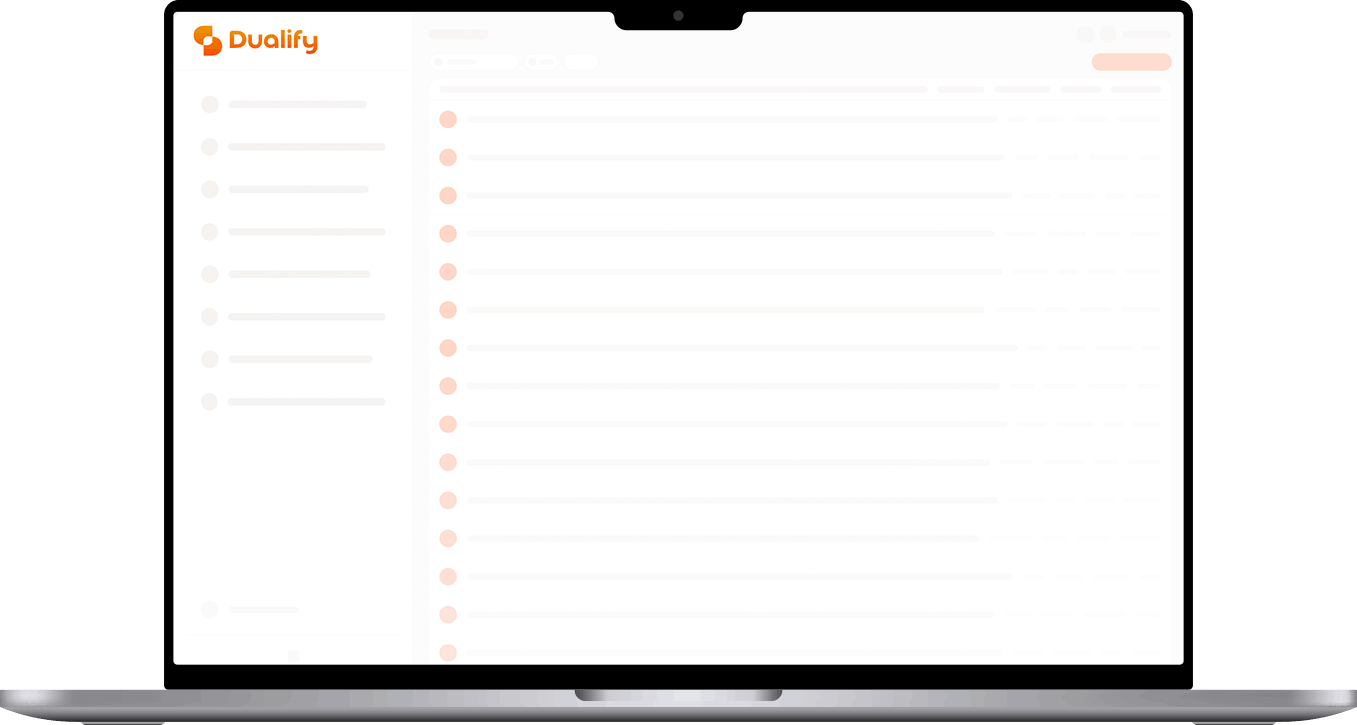 Dualify Web-App auf MacBook